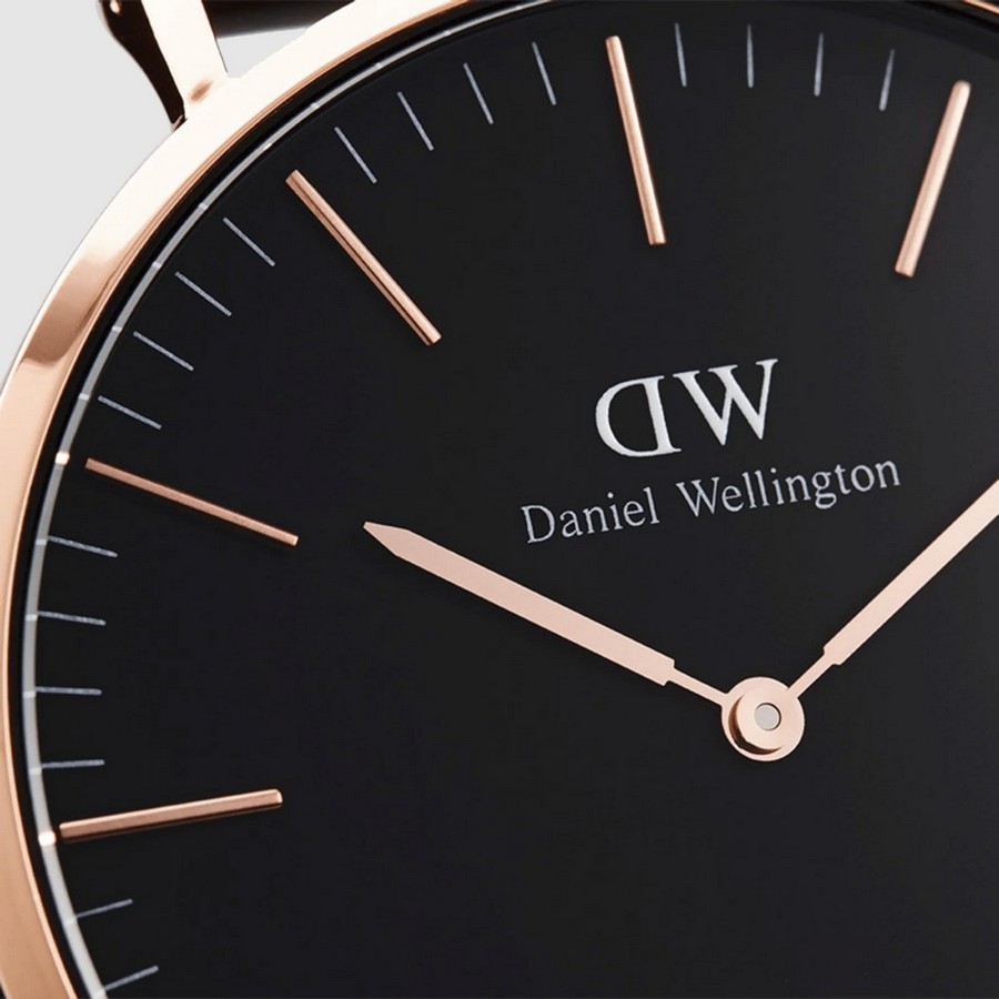 Đồng Hồ Dw Daniel Wallington Classic Durham Nam Đen Nâu Vàng